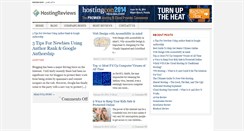 Desktop Screenshot of hostingreviews.com